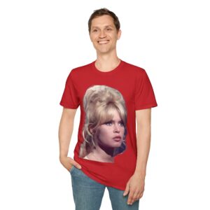 Brigitte Bardot - Classic European Screen Beauty - Unisex T-Shirt - Image 30