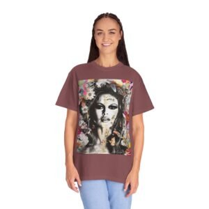 Bardot - French Cinema Icon Flower - Unisex Garment-Dyed T-Shirt - Colors Variant 1 - Image 15