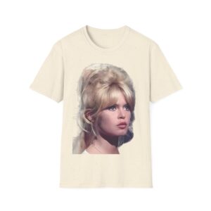 Brigitte Bardot - Classic European Screen Beauty - Unisex T-Shirt - Image 15
