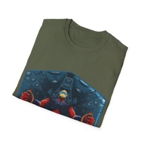 Goldorak Feat UFO Robot Grendizer - Actarus Cockpit - Unisex T-Shirt - Image 47