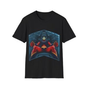 Goldorak Feat UFO Robot Grendizer - Actarus Cockpit - Unisex T-Shirt - Image 16