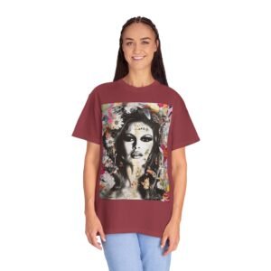Bardot - French Cinema Icon Flower - Unisex Garment-Dyed T-Shirt - Colors Variant 1 - Image 7