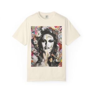 Bardot - French Cinema Icon Flower - Unisex Garment-Dyed T-Shirt - Colors Variant 1 - Image 18