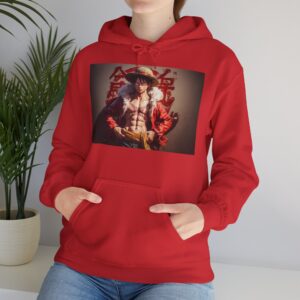 One Piece - Luffy Style Realistic - Unisex Heavy Blend™ Hooded Sweatshirt - Image 57