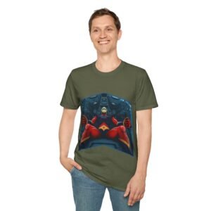 Goldorak Feat UFO Robot Grendizer - Actarus Cockpit - Unisex T-Shirt - Image 48