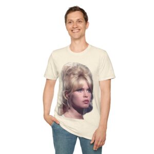 Brigitte Bardot - Classic European Screen Beauty - Unisex T-Shirt - Image 18