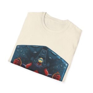 Goldorak Feat UFO Robot Grendizer - Actarus Cockpit - Unisex T-Shirt - Image 40