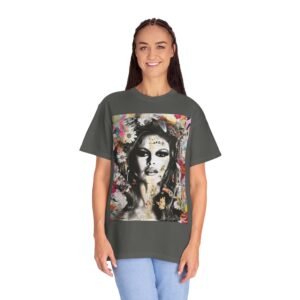 Bardot - French Cinema Icon Flower - Unisex Garment-Dyed T-Shirt - Colors Variant 1 - Image 31