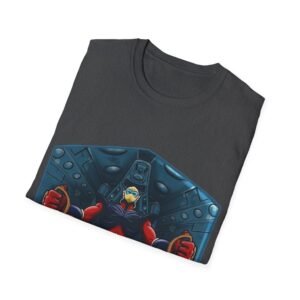 Goldorak Feat UFO Robot Grendizer - Actarus Cockpit - Unisex T-Shirt - Image 54