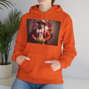 One Piece - Luffy Style Realistic - Unisex Heavy Blend™ Hooded Sweatshirt - Image 25