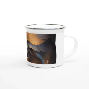 12oz Enamel Mug - Fantasy Medieval, Dragon Tamer - Image 5
